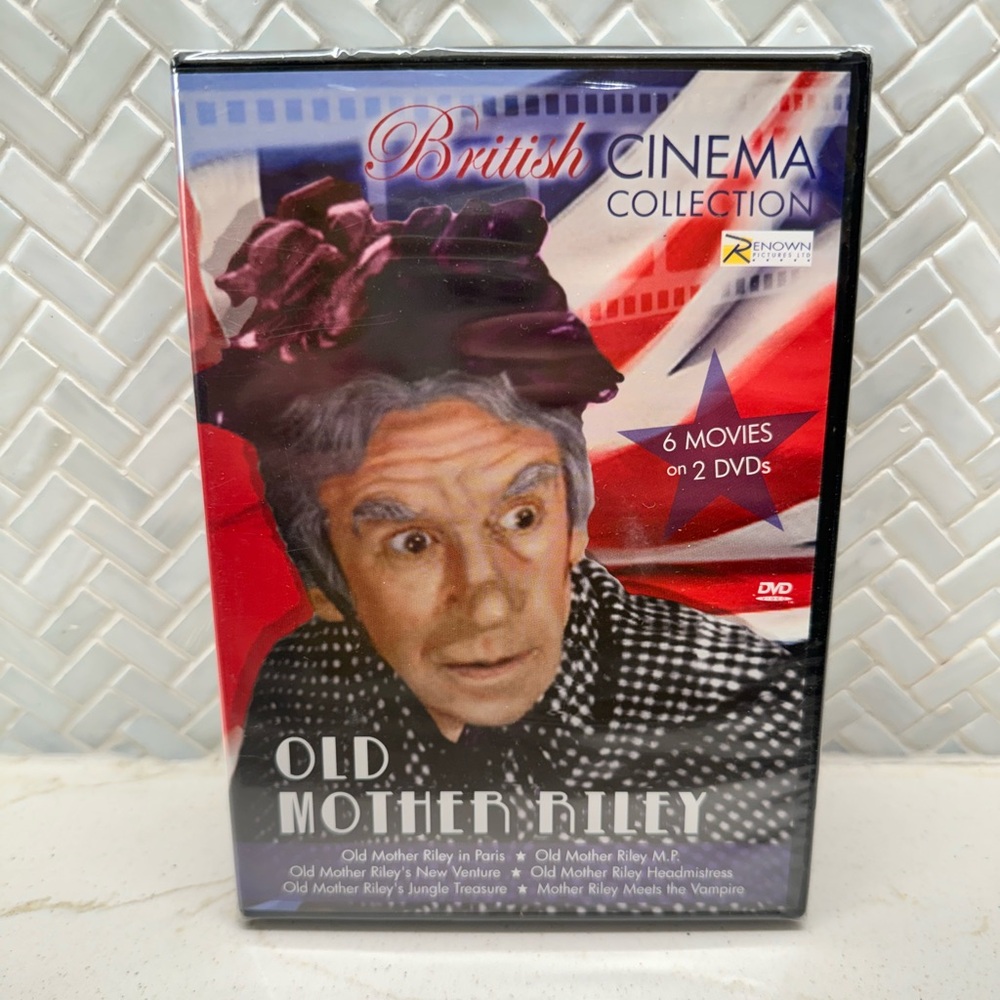 Old Mother Riley , British Cinema Collection , 6 movies on 2 DVD 2010 New Sealed